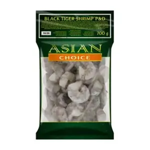 Crevettes Black Tiger Décortiquées et Déveinées 16/20 Asian Choice 1 kg