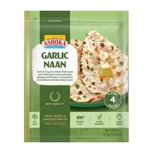 Naan Tandoori à l'ail Ashoka 340 g