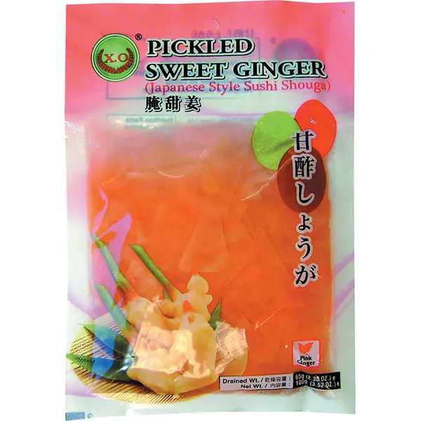 Gingembre rose mariné X.O - 100 GR.