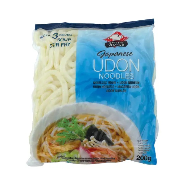 Nouilles Udon - 200 GR CHEF'S WORLD