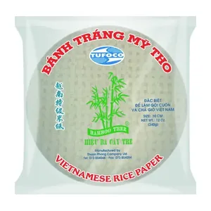 Papier de riz 16 cm (pour rouleaux de printemps) Bamboo Tree 340 g