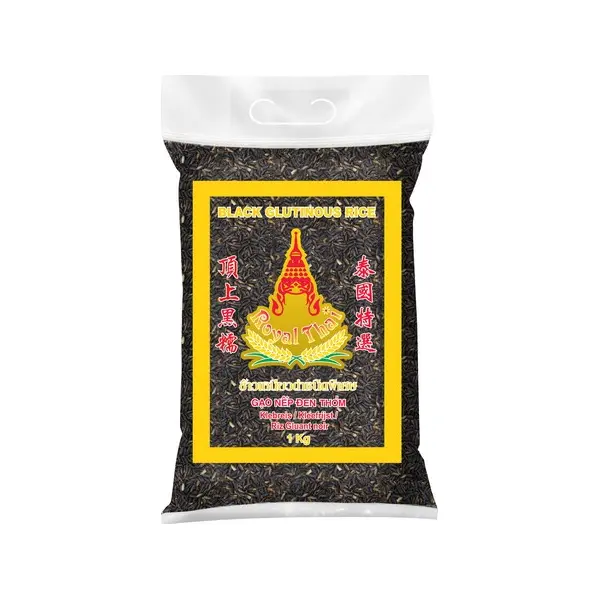 Riz Gluant Noir - 1 KG ROYAL THAI