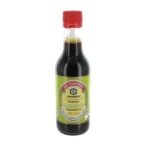 Sauce Soja sans Gluten (Tamari) Kikkoman 250 ml