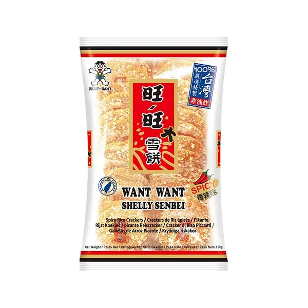 Crackers Senbei Epicés - 150 GR WANT WANT