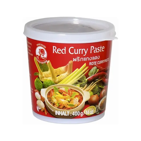 Pâte de Curry Rouge - 400 GR COCK