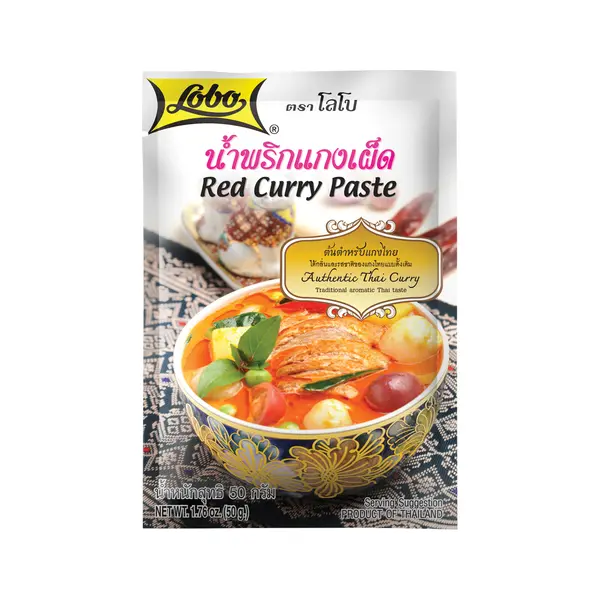Pâte de Curry Rouge - 50 GR LOBO