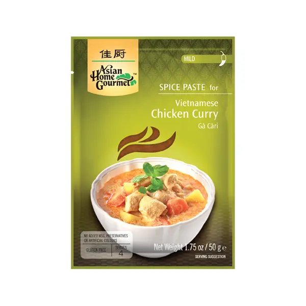 Pâte pour Curry de Poulet Vietnamien - 50 GR ASIAN HOME GOURMET