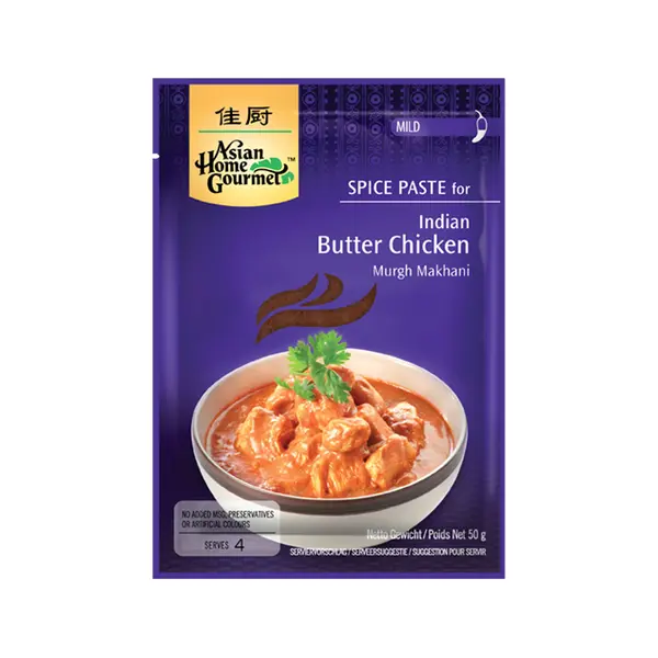 Pâte pour Poulet au Beurre Indien - 50 GR ASIAN HOME GOURMET