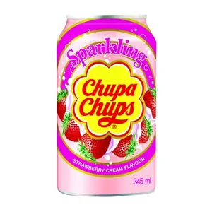 Soda Fraise et Crème Chupa Chups 345 ml