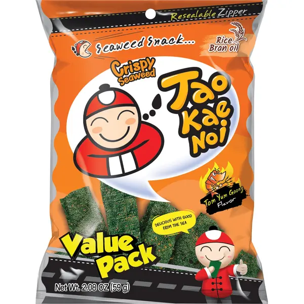Chips d'Algues Tom Yum 59 - 59 GR GR TAO KAE NOI