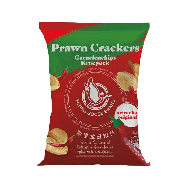 Chips de Crevettes au Sriracha - 80 GR FLYING GOOSE