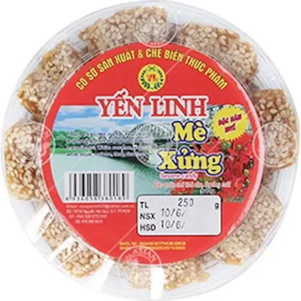 Bonbons au sésame et à l'arachide - 250 GR YEN LINH
