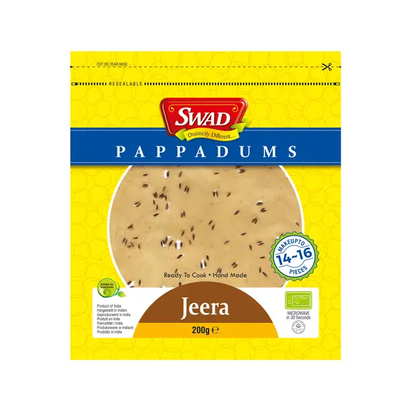 Pappadum au Cumin - 200 GR SWAD