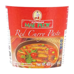 Pâte de Curry Rouge Mae Ploy 400 g
