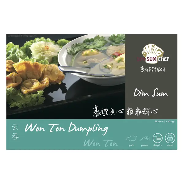 Wonton Porc et Crevette - 360 GR DIM SUM CHEF