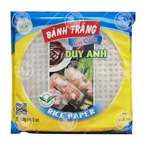 Papier de riz 22 cm (pour rouleaux de printemps) Duy Anh 400 g