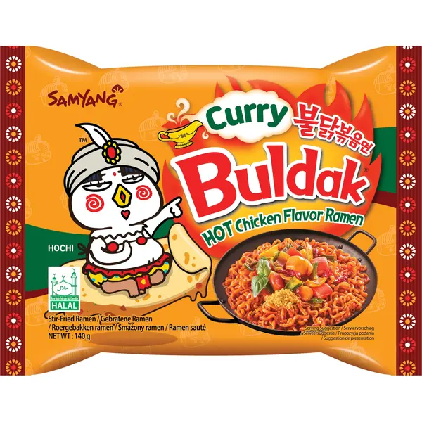 Nouilles Buldak Curry - 140 GR SAMYANG