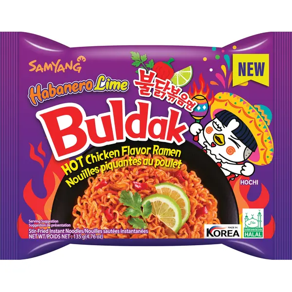 Nouilles Buldak Habanero - 135 GR SAMYANG
