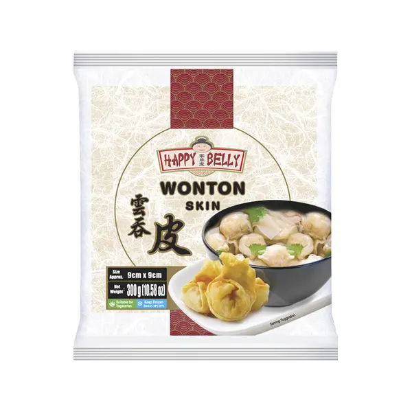 Pâte à Wonton - 300 GR HAPPY BELLY