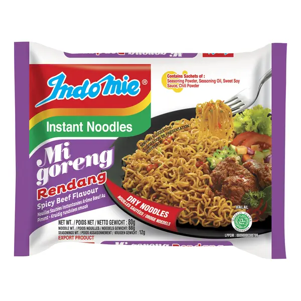 Nouilles Mi Goreng Rendang - 80 GR INDOMIE