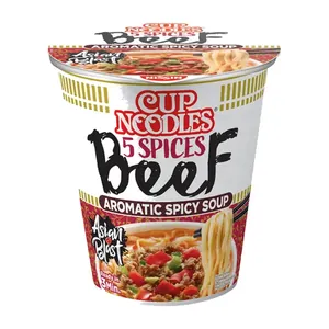 Cup Noodles au Boeuf 5 épices Nissin 63 g