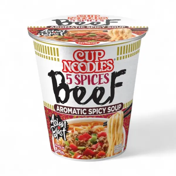 Bol de Nouilles au Boeuf 5 épices - 63 GR NISSIN