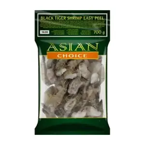 Crevettes Black Tiger Easy Peel 16/20 Asian Choice 1 kg