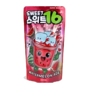 Limonade Pastèque Sans Sucre Sweet16 200 ml