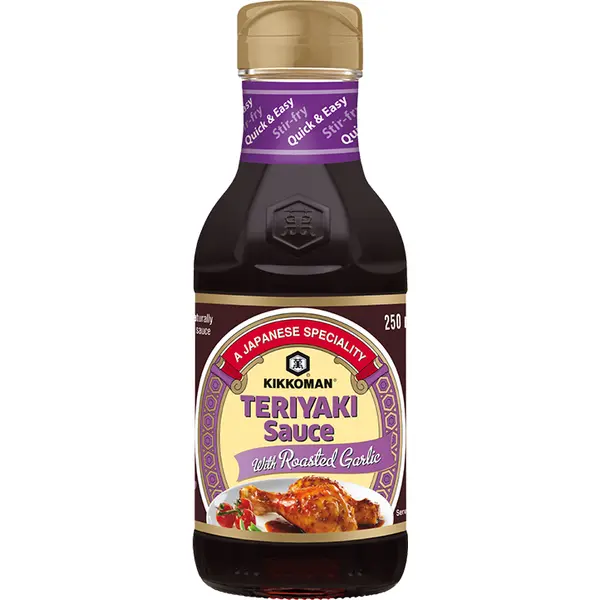 Sauce Teriyaki a l'Ail Roti - 250 ML KIKKOMAN