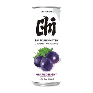 Eau Petillante Raisin Chi Forest 330 ml