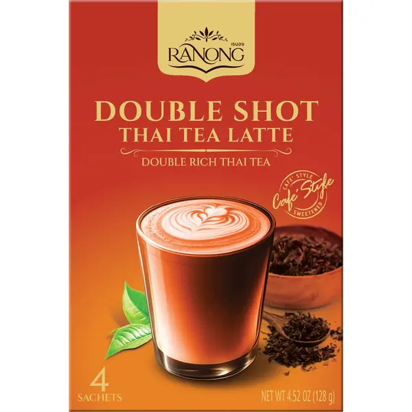 The Double Shot Thai Tea Latte - 128 GR RANONG