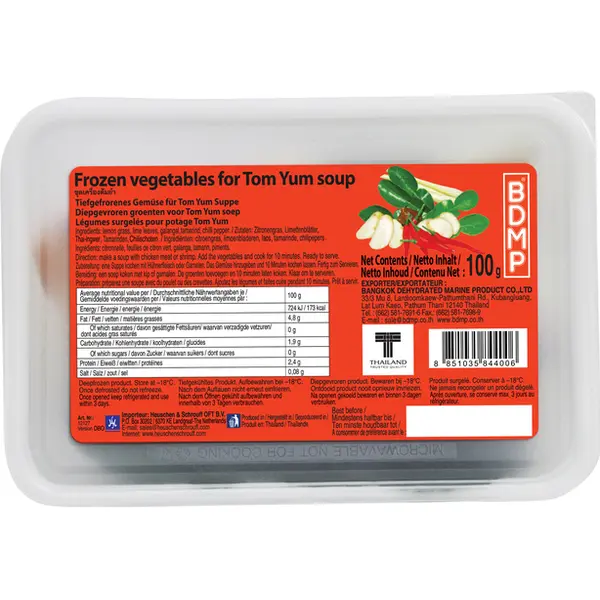 Soupe Tom Yum aux Legumes - 100 GR BDMP