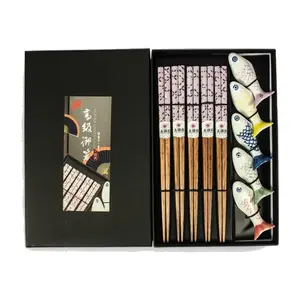 Set de Baguettes Fish 5 Paires Golden Turtle