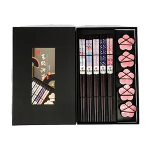 Set de Baguettes Pink Blossom 5 Paires Golden Turtle