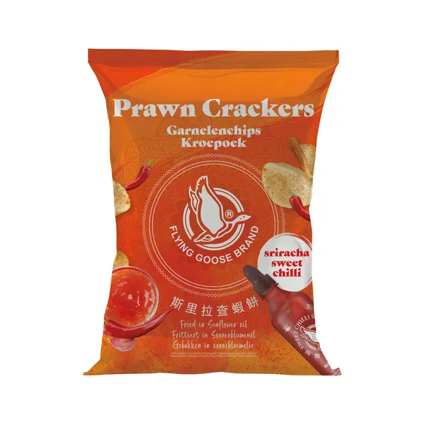 Crackers Crevettes Sriracha Sweet Chilli - 80 GR FLYING GOOSE