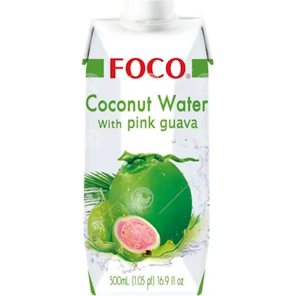 Eau de Coco a la Goyave Rose - 500 ML FOCO
