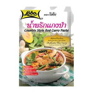 Pâte de Curry Rouge Campagne Lobo 50 g