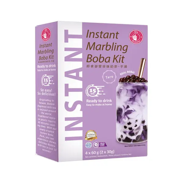 Boba Instantané Taro - 240 GR O'S BUBBLE