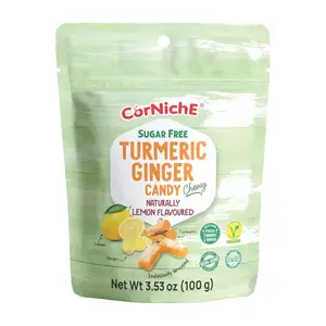 Bonbons Curcuma-Gingembre Citron Sans Sucre Corniche 100 g