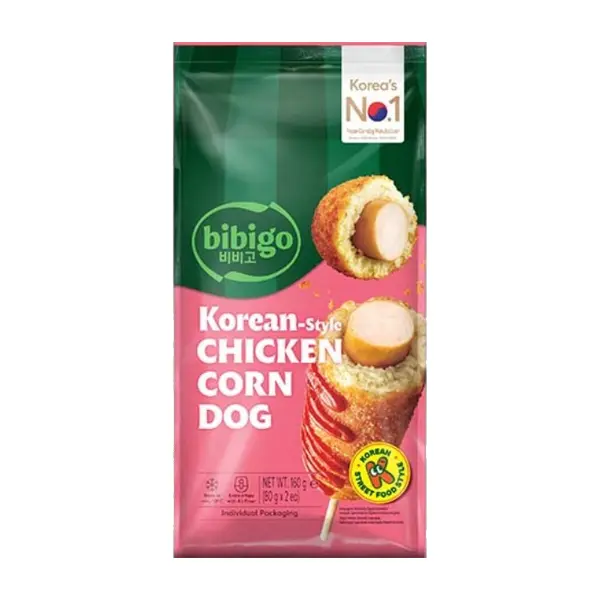 Corn Dogs Poulet à la Coréenne Bibigo 160 g