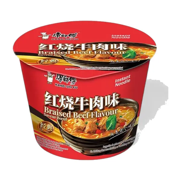 Nouilles Instantanées Bœuf Braisé Bol Kang Shi Fu 110 g