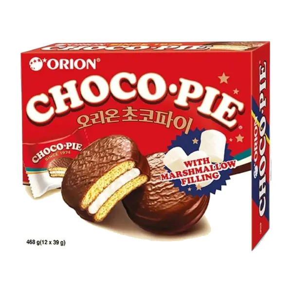 Biscuit au Chocolat Choco Pie Orion 12 × 39 g