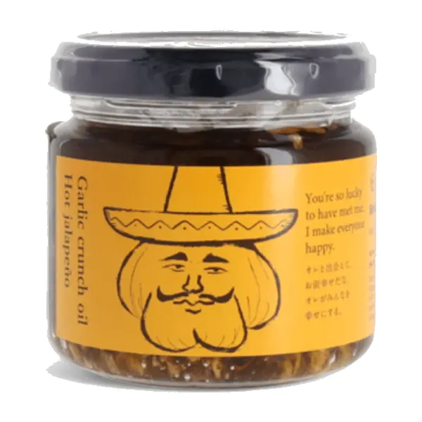 Condiment Croustillant Ail Frit et Jalapeño Odawaraya 110 g